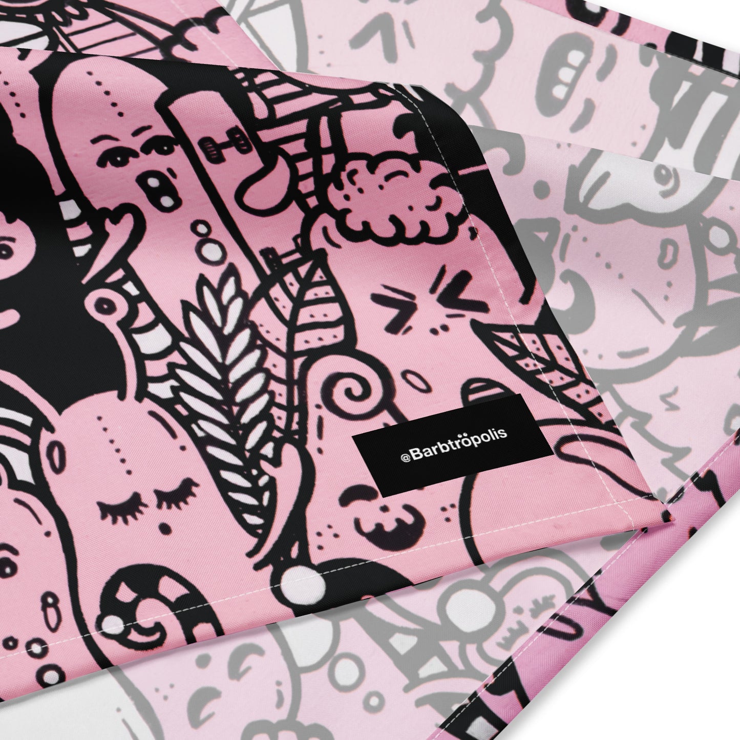 PINK BEACH, All-over print bandana