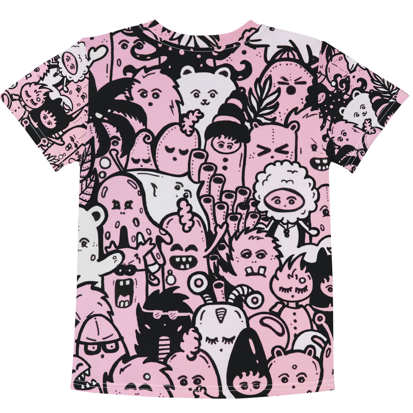 PINK BEACH, Kids crew neck t-shirt