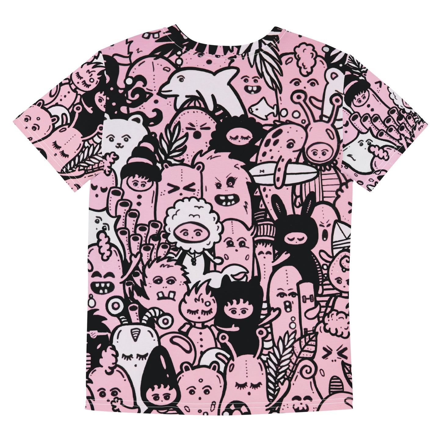 PINK BEACH, Youth crew neck t-shirt