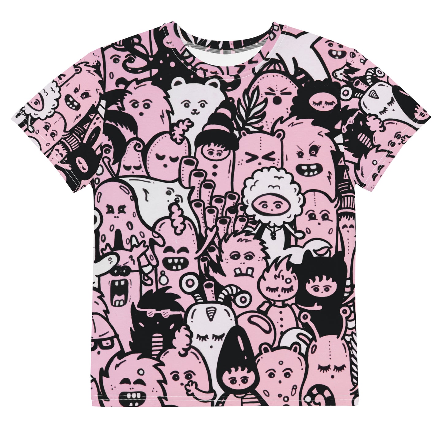 PINK BEACH, Youth crew neck t-shirt